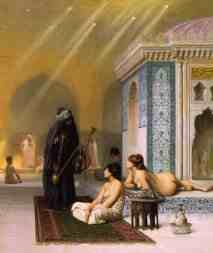 Donne dell'harem ed eunuco nero