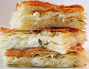 Borek pastry with cheese