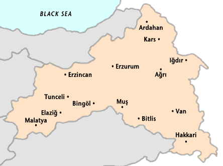 Regione dell'Anatolia Orientale della Turchia