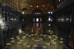 interior of Hagia Sophia