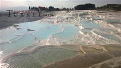 Chalk formations in Pamukkale