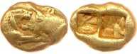 monete d'oro della Lidia