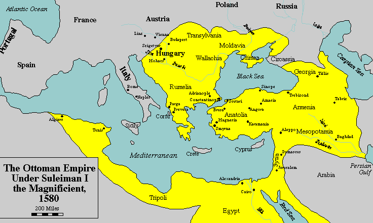 Impero Ottomano nel 16o secolo
