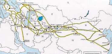 Silkroad from China to Turkey