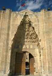 Main gate of Sultanhan Caravanserai