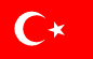 Türkische Markierungsfahne