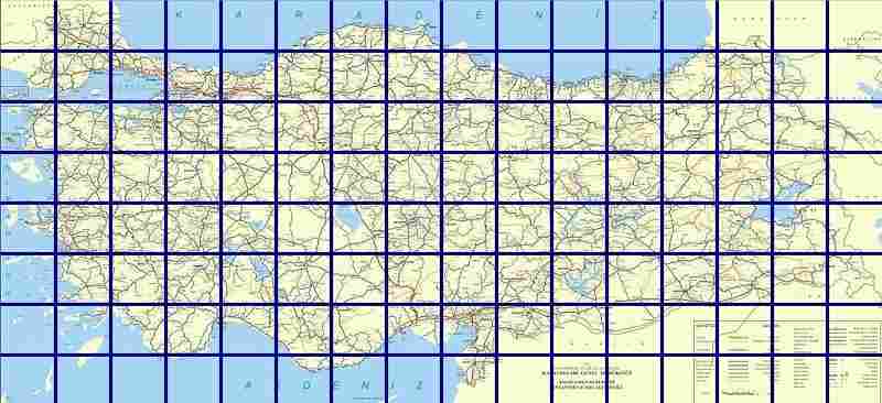 Cartina Stradale della Turchia
